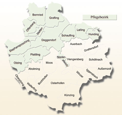 Pflegebezirke Deggendorf - Niederbayern